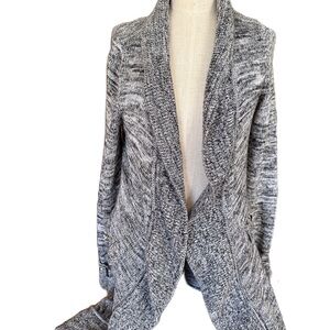 White House Black Market Black and White Shrug/Cardigan. Size small